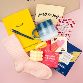 Positive Vibes Parcel Gift Box