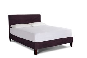 Burdock Double Bed Frame In Aubergine