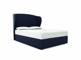 Ottoman Closed Lupin Double Navy Www.buttonandsprung.com