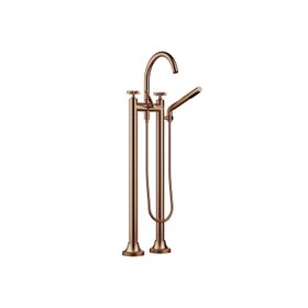 Vaia Floor Standing Bath Tap In Brushed Bronze .www.dornbracht.com