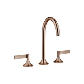 Vaia Three Hole Mixer Tap In Brushed Bronze.www.dornbracht.com