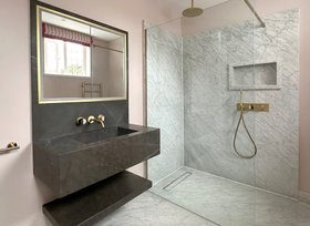 Wall-Mounted Macaron Basin Tap In Warm Brass