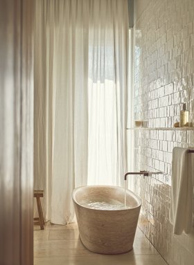 The White Company Spa Nourish Soothing Body & Bath Soak £35, Spa Nourish Candle £35, Ultimate Modal Cotton Towel Collection From £7