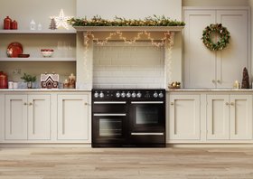 Nexus 110cm induction range cooker in Black