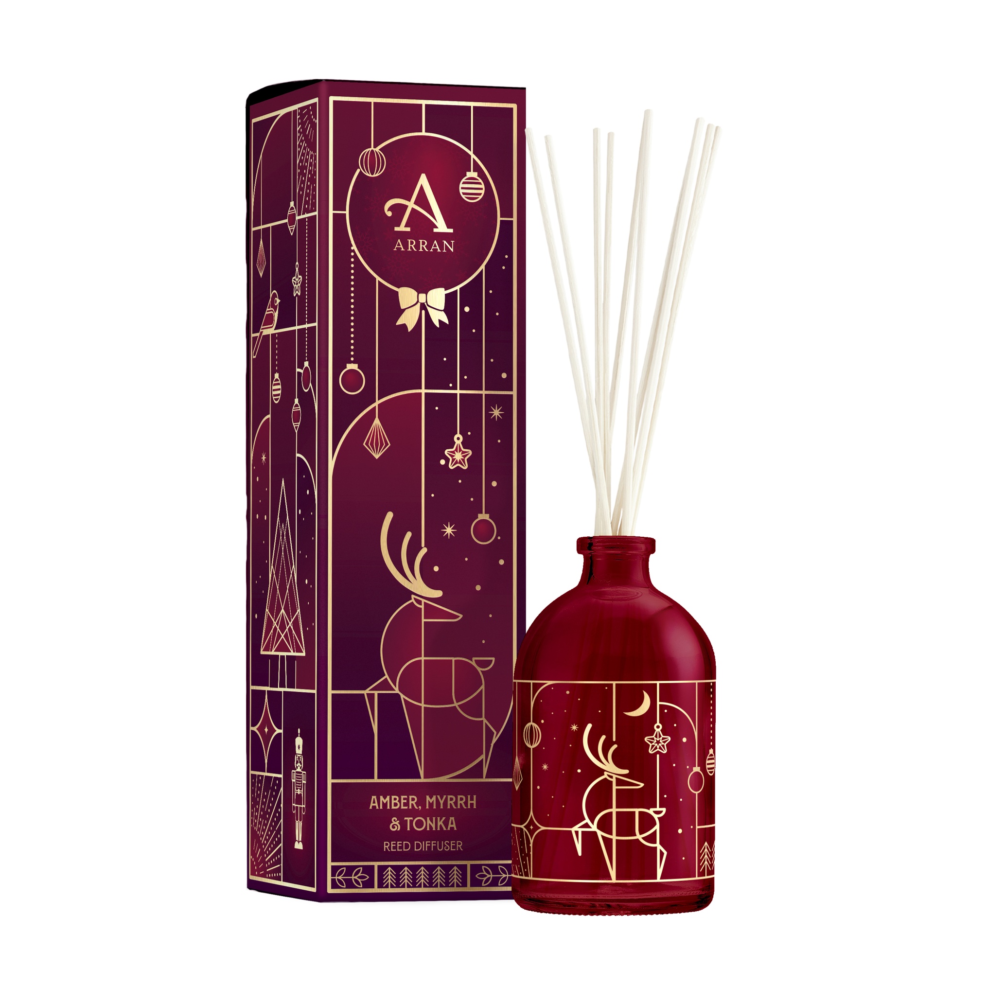 ARRAN Sense of Scotland Amber Myrrh & Tonka Reed Diffuser 100ml