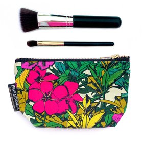 Tropical Bamboo Small Makeup Bag