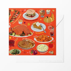 Thanksgiving Dinner Greeting Card