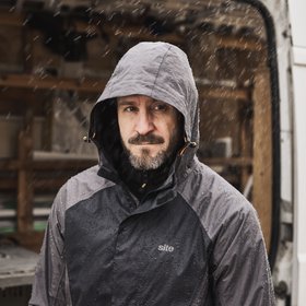 Site Orser Waterproof Jacket Grey / Black