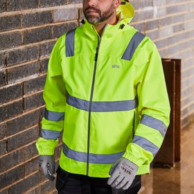 Site Harvell Hi-Vis Lightweight Jacket Yellow