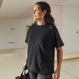 Site Womens Caffery Stretch T Shirt Black