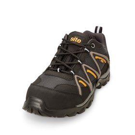 Site Mercury Size 9 Black Steel Toe Cap Safety Trainers