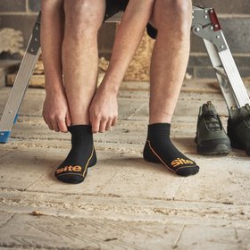 Site Willstrop Work Trainer Socks Black
