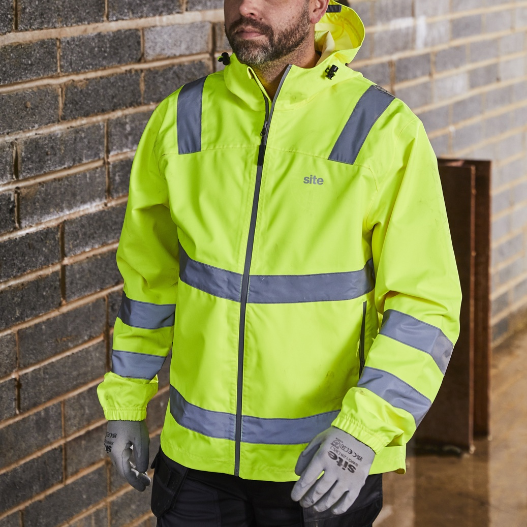 Site Harvell Hi-Vis Lightweight Jacket Yellow