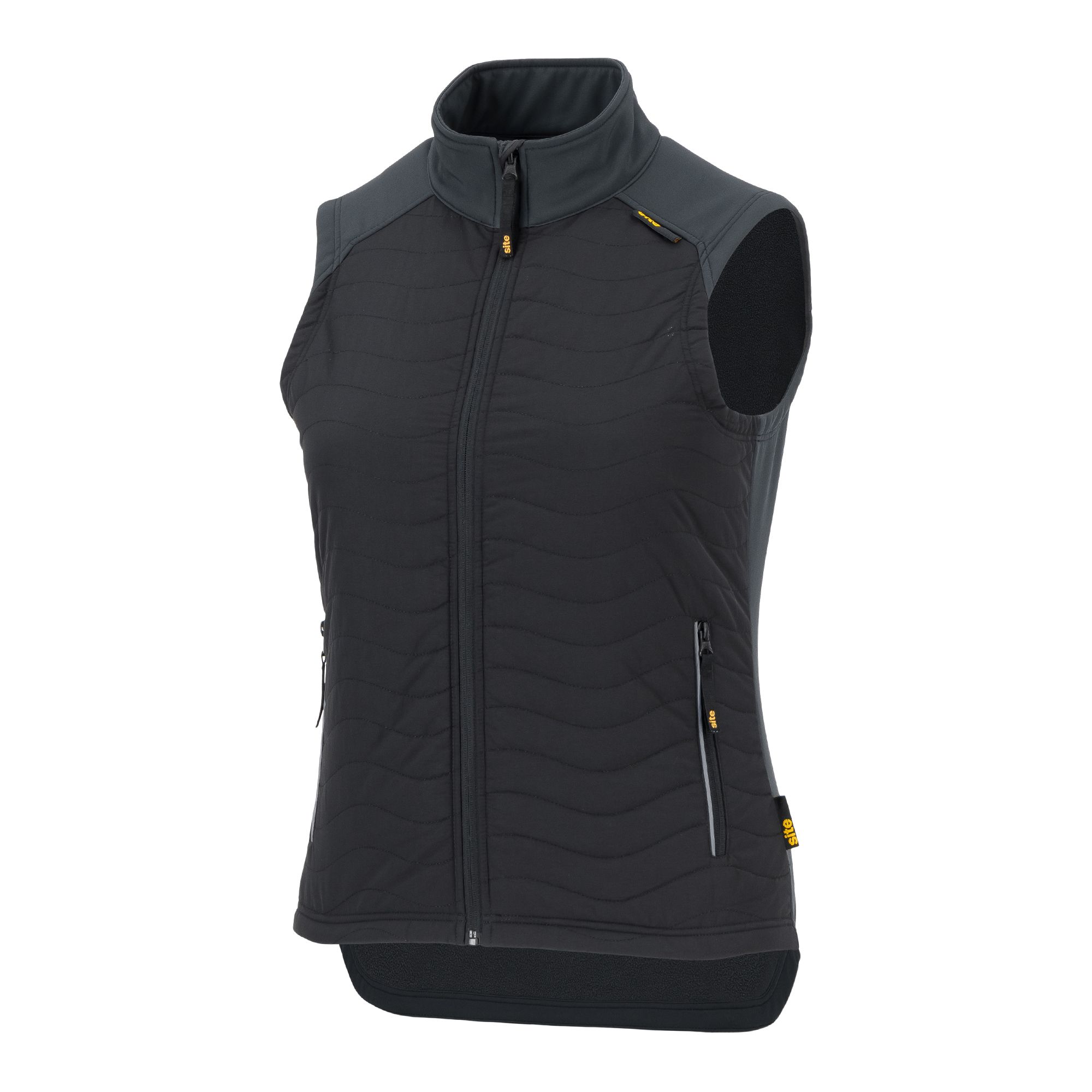Site Docherty Womens Body Warmer Black