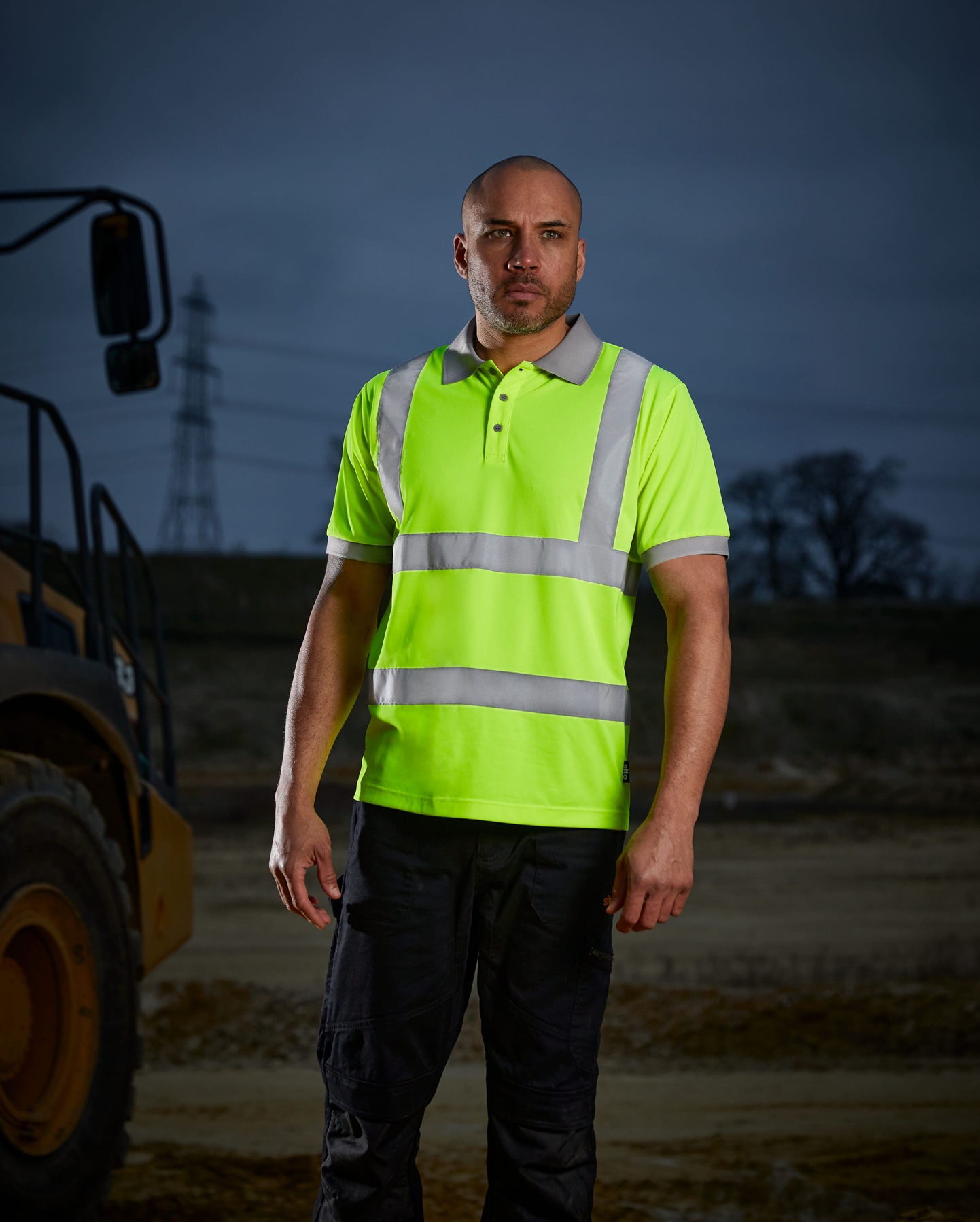 Site Hi-Vis Polo Shirt Yellow