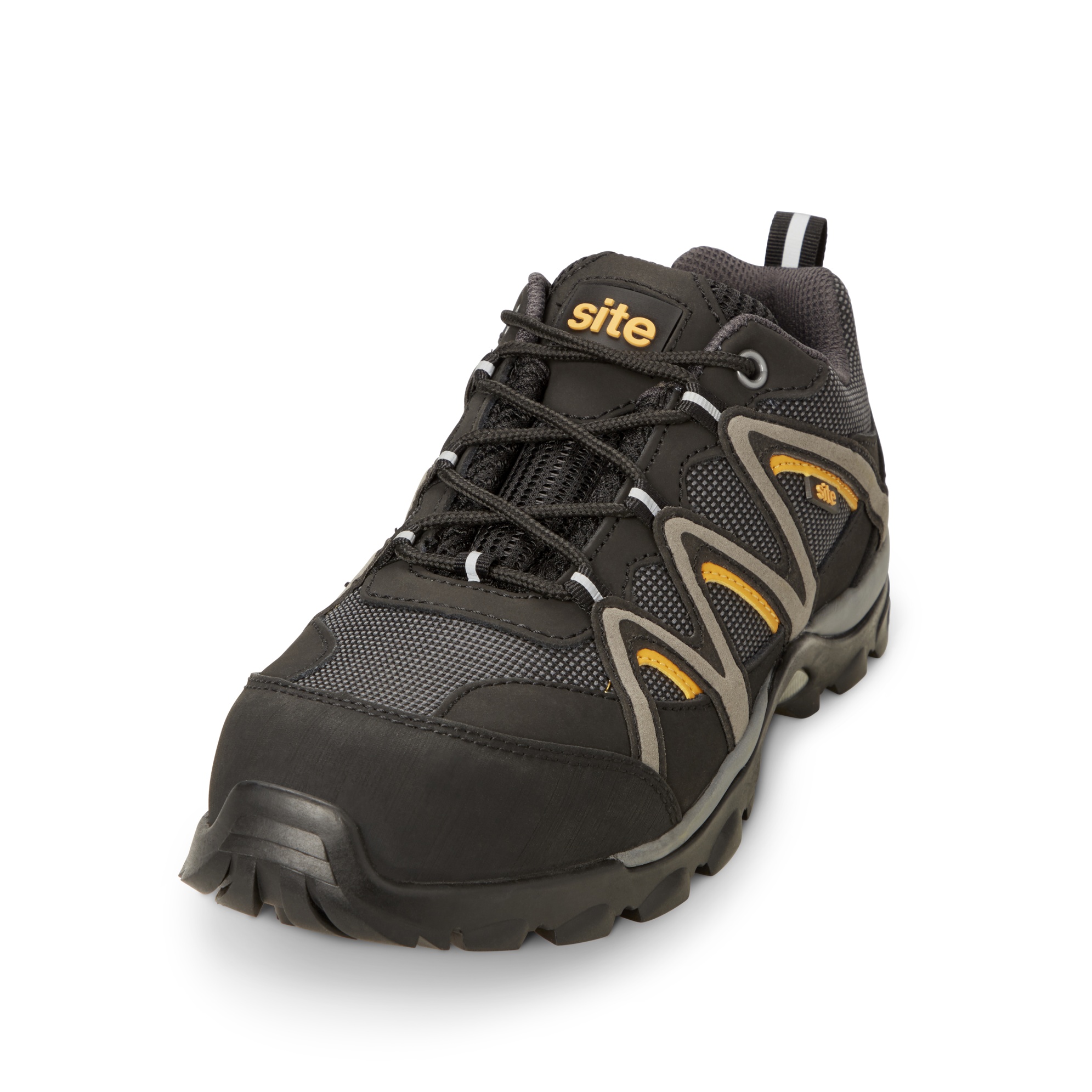 Site Mercury Size 9 Black Steel Toe Cap Safety Trainers