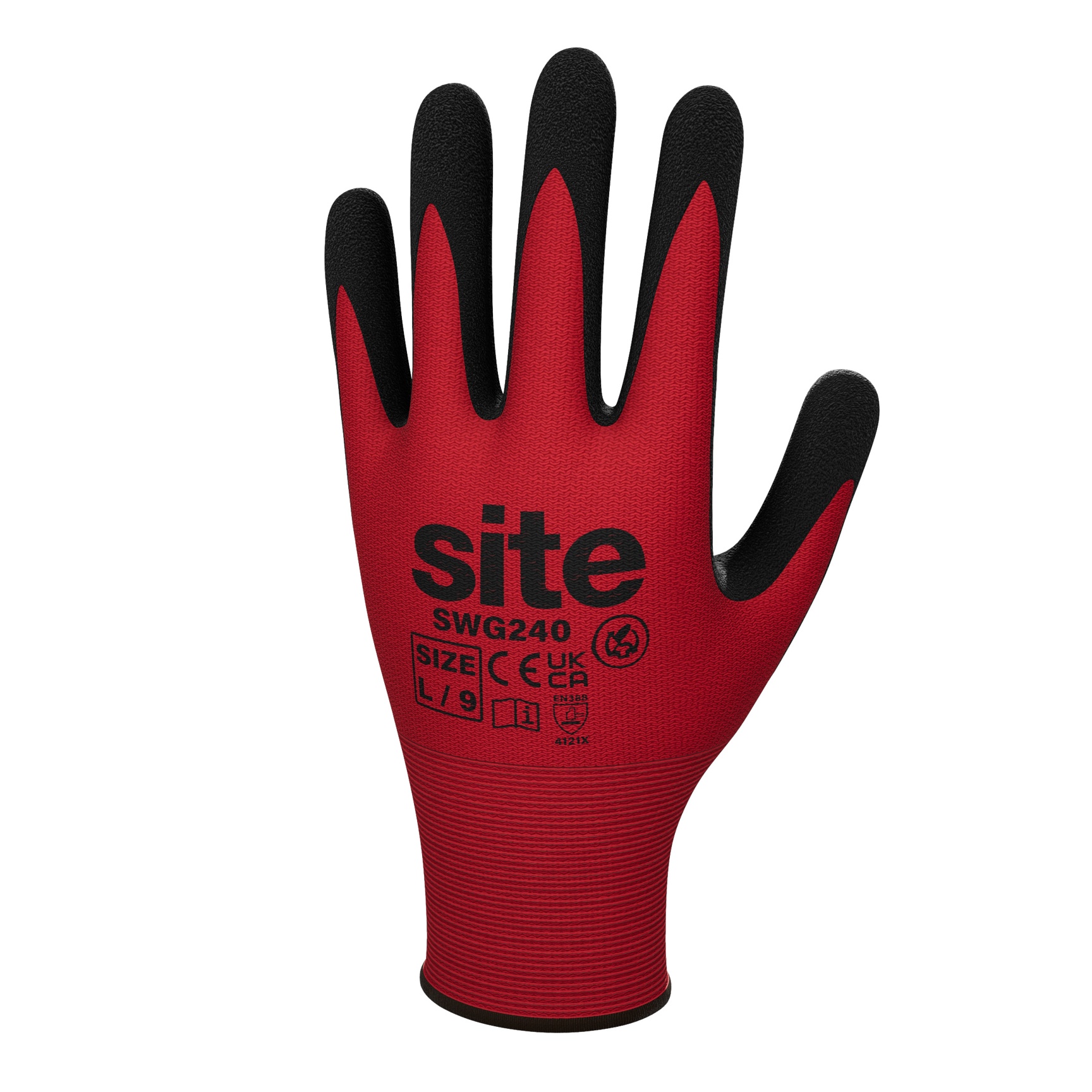 Site Synthetic Red & black Gloves