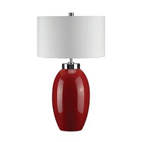 Victor Large Table Lamp Red