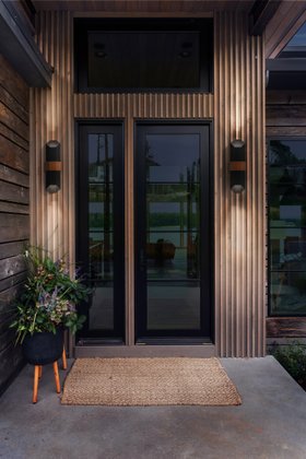 Quoizel Chasm LED Wall Lantern - Large - Matte Black