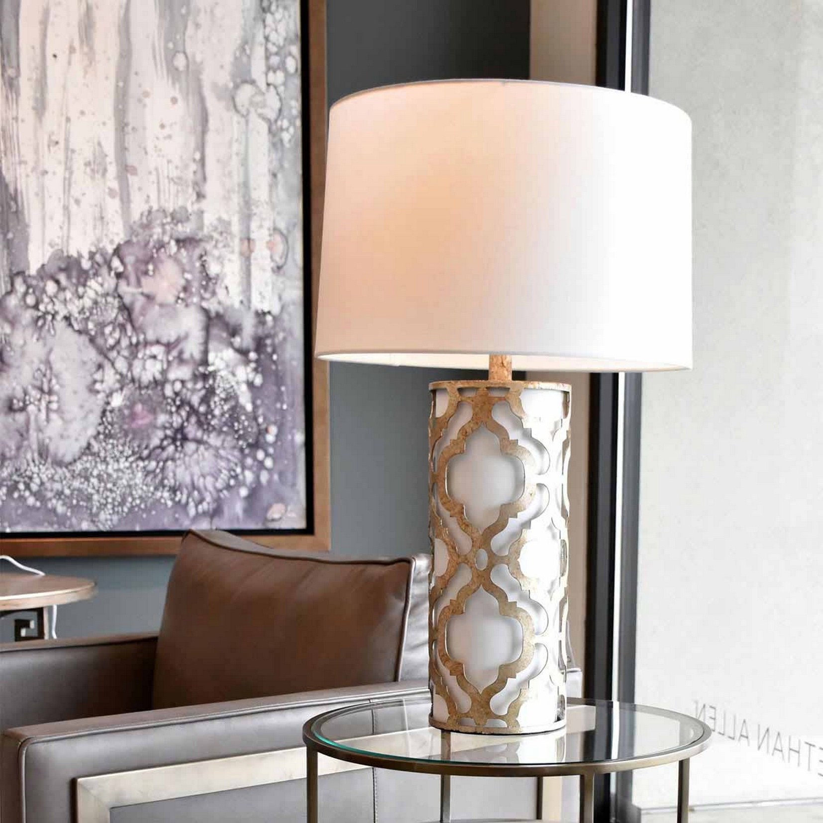 Gilded Nola Arabella Table Lamp