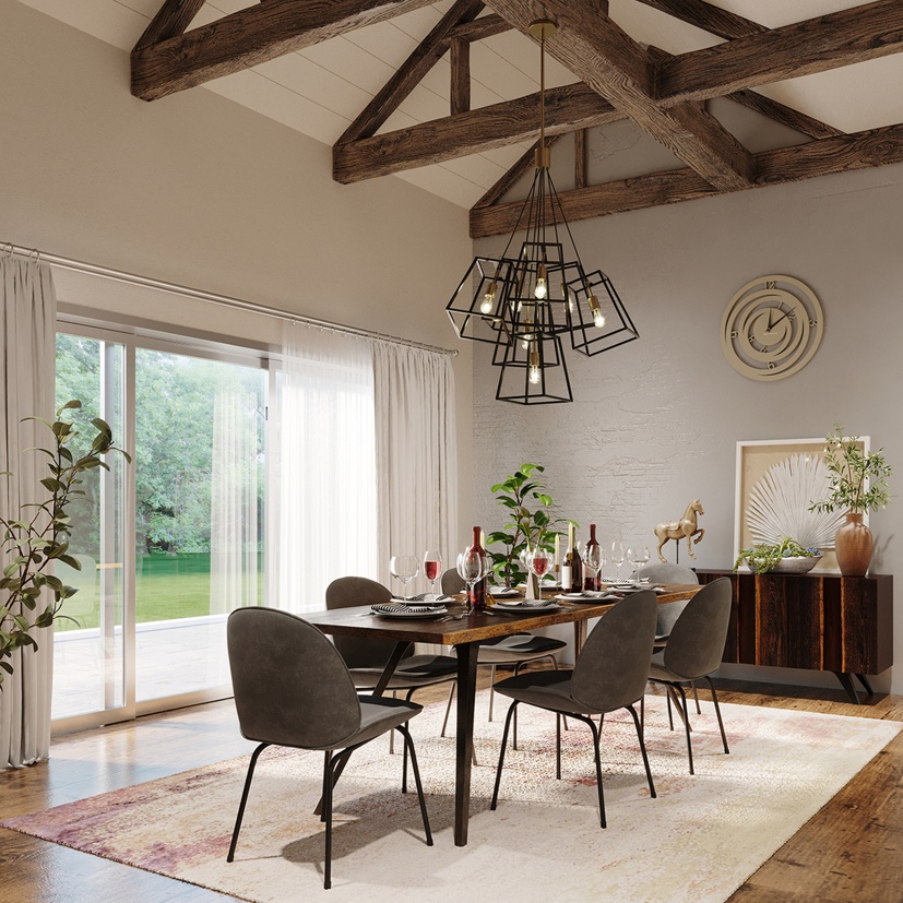 Hinkley Fulton 7 Light Multi-Arm Pendant Light