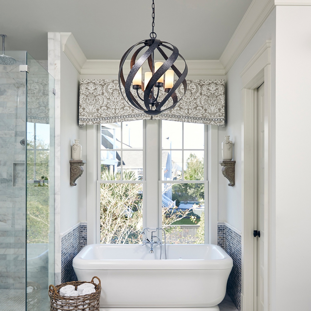 Regent Ferrum 4 Light Outdoor Pendant Light 03