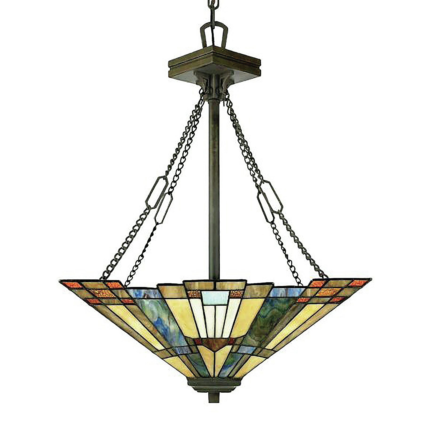 Quoizel Inglenook Tiffany Pendant Light 01