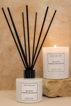 Black Pomegranate Candle & Reed Diffuser Bundle