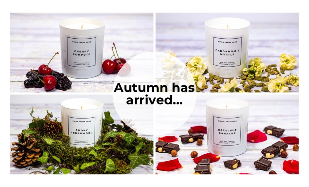 Autumn has arrived - Introducing our new 2025 Scented Candle Collection