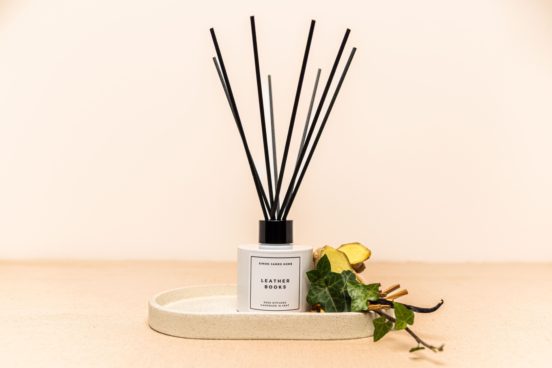 Leather Books Reed Diffuser