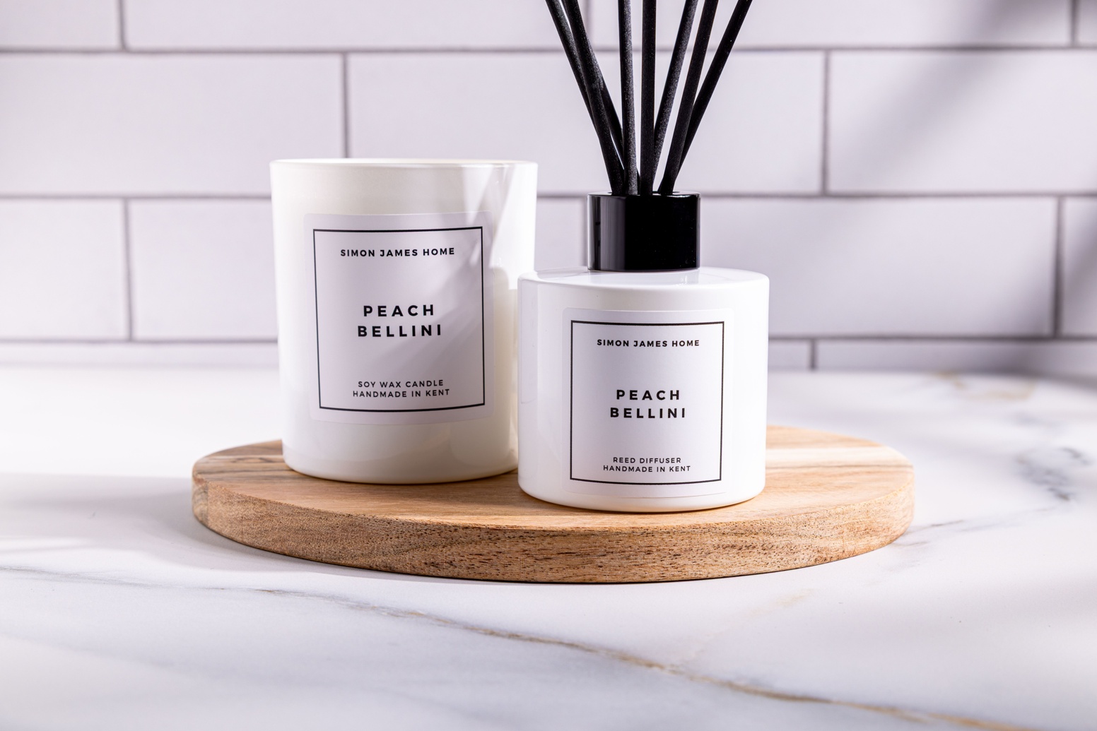 Peach Bellini Candle  & Diffuser Bundle