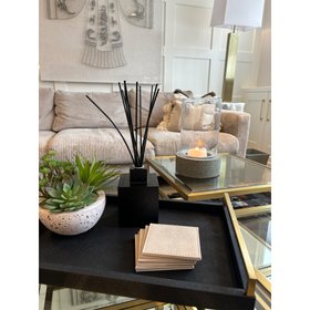 Faux Shagreen Coasters - Set of 6