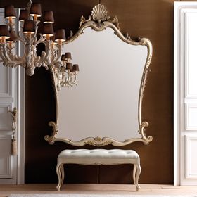 Large Rococo Style Wall Mirror