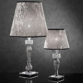 Glamorous Swarovski® Crystals And Pearl Table Lamp