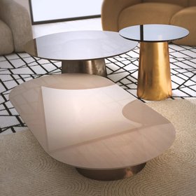 Contemporary Glossy Lacquered Coffee Tables