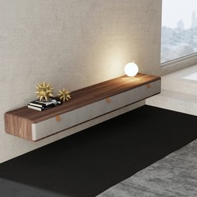 Contemporary Veneered Floating Sideboard