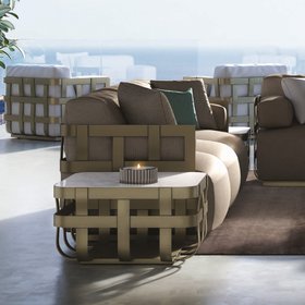 Outdoor Garden Marble Coffee Table