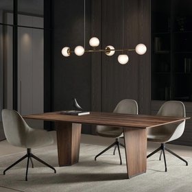Modern Veneered Boardroom Table