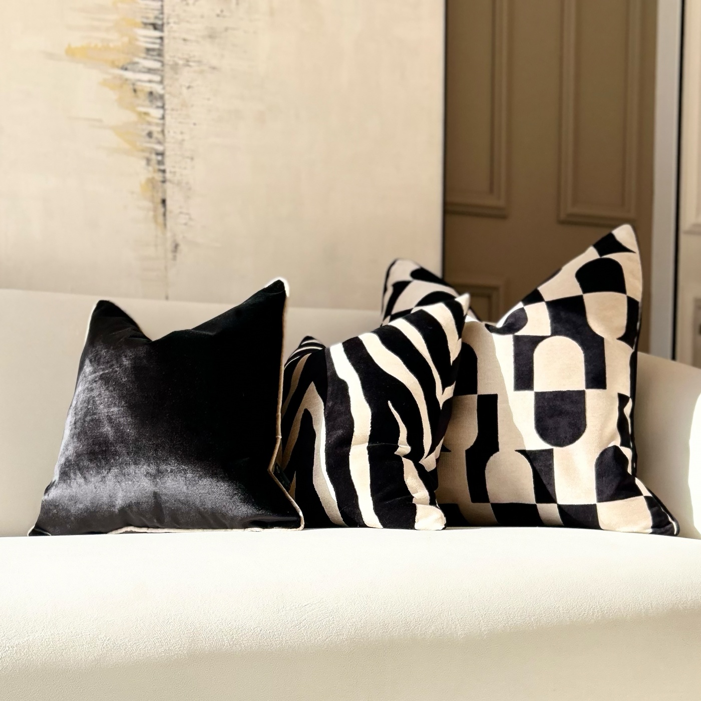 Luxury Velvet Double Sided Scatter Cushion