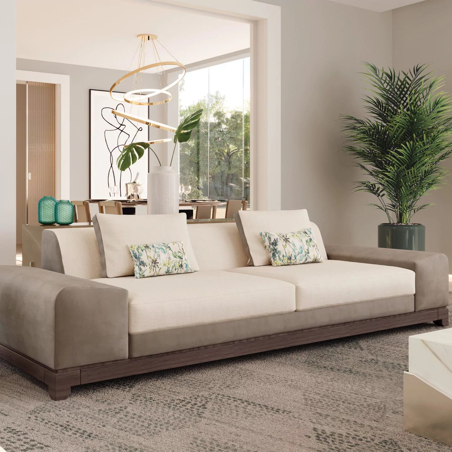 High End Deluxe Three Seater Sofa