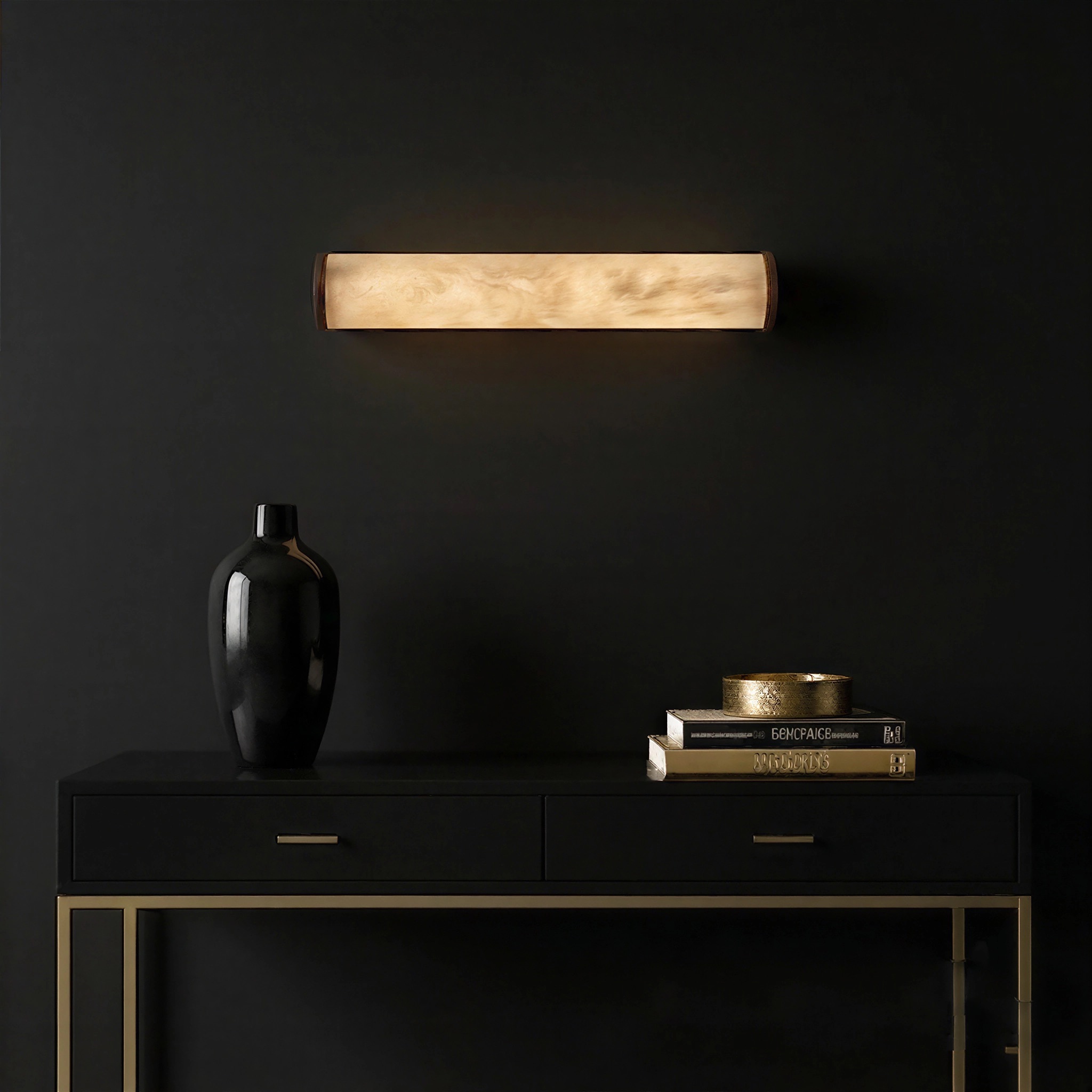 Marbled Tube Wall Light