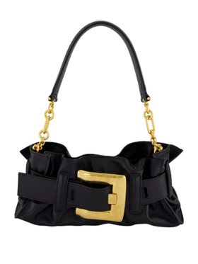 Balmain Black Mini Anthem Shoulder Bag