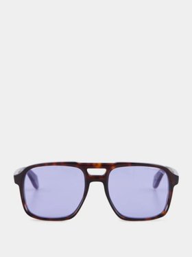 Cutler and Gross Dark Turtle 1394 Aviator Sunglasses