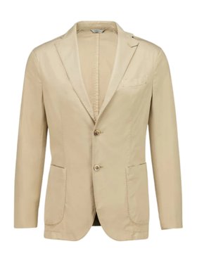 Boglioli Beige Cotton Two-Piece Suit