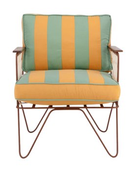 Honoré Striped Croisette Armchair