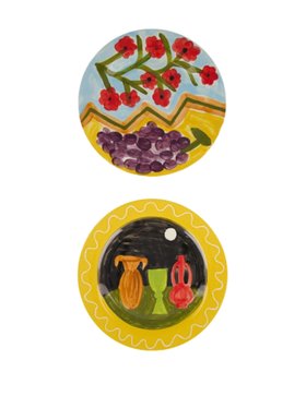Serax Set of 2 Dinner Plates 02 Mix Inti Munay