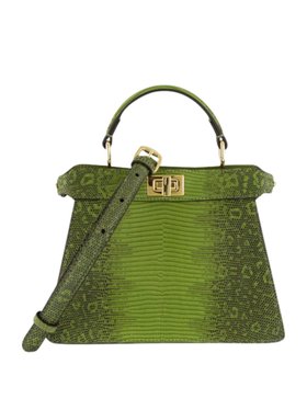 Fendi Green Peekaboo ISeeU Petite Bag