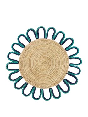 Coro Cora Navy and Aquamarine Magnolia Placemat