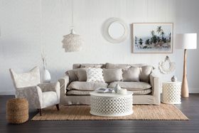 Press Loft Image Of Salotto 3 5 Seater Sofa In Linen Flax Fabric For Press Pr