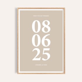 Anniversary Date Print